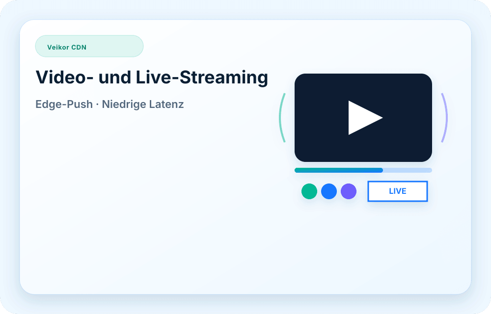Veikor CDN Service-Visual