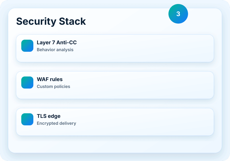 Veikor CDN service visual