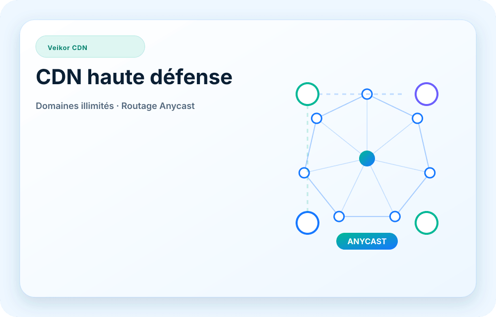 Visuel du service Veikor CDN