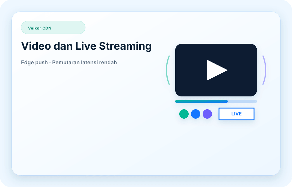 Visual layanan Veikor CDN