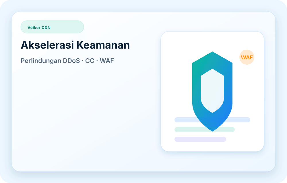 Visual layanan Veikor CDN