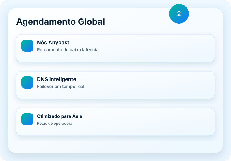 Visual do serviço Veikor CDN