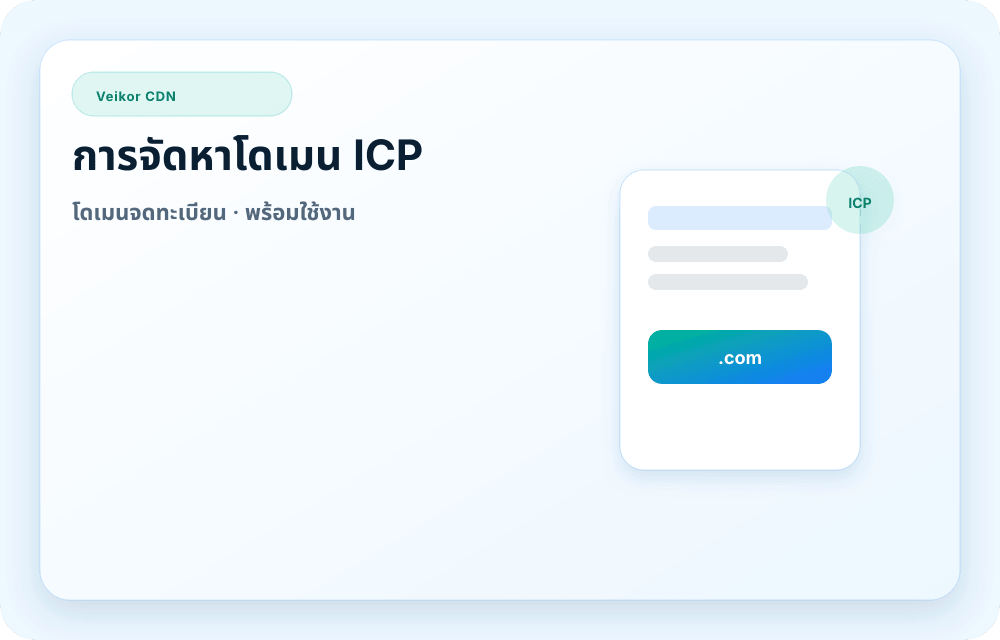 ภาพบริการ Veikor CDN