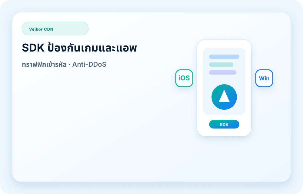 ภาพบริการ Veikor CDN