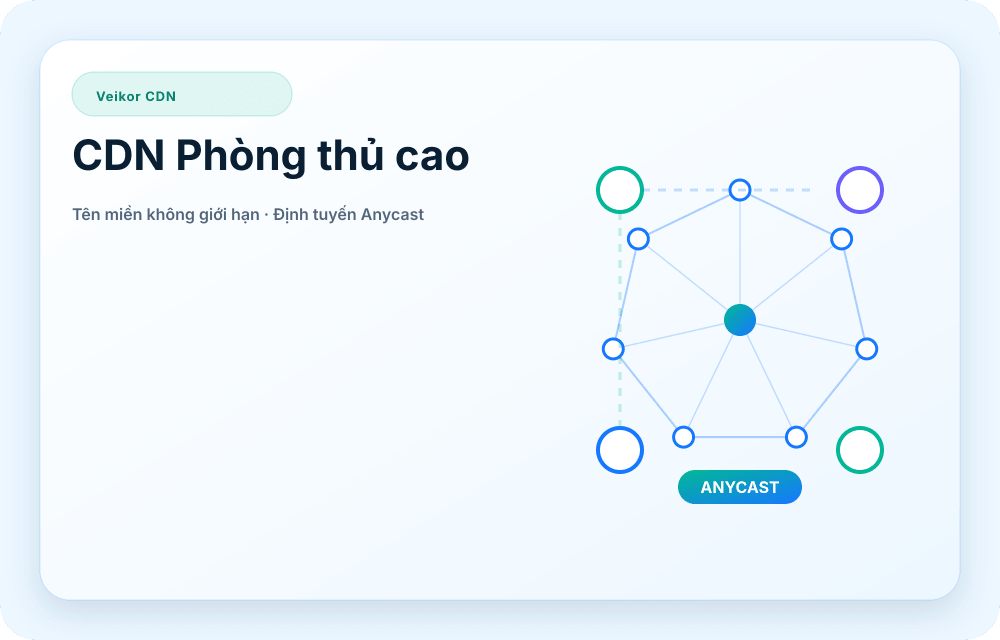 Hình ảnh dịch vụ Veikor CDN