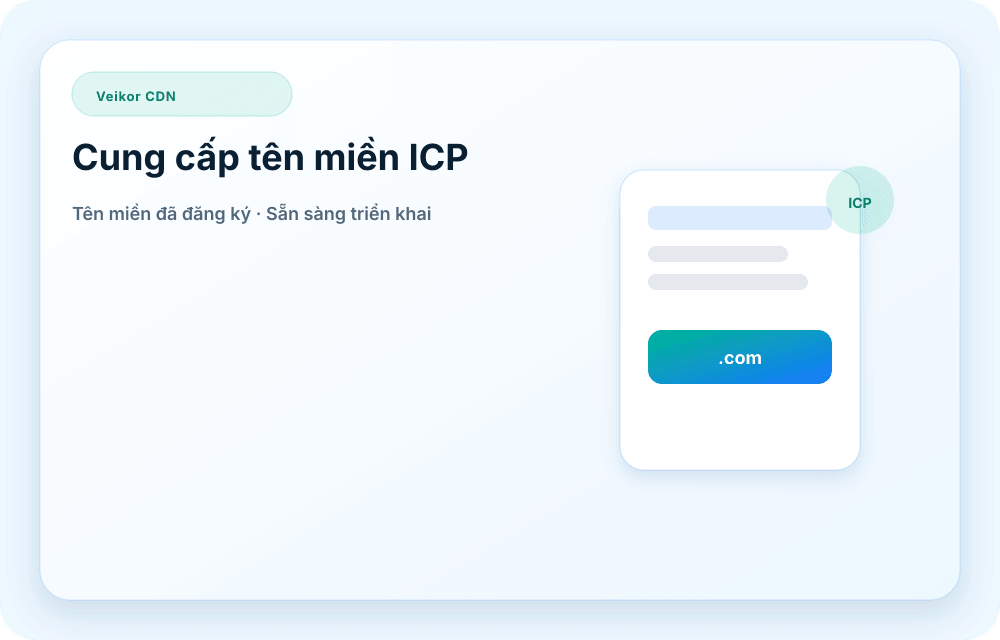 Hình ảnh dịch vụ Veikor CDN