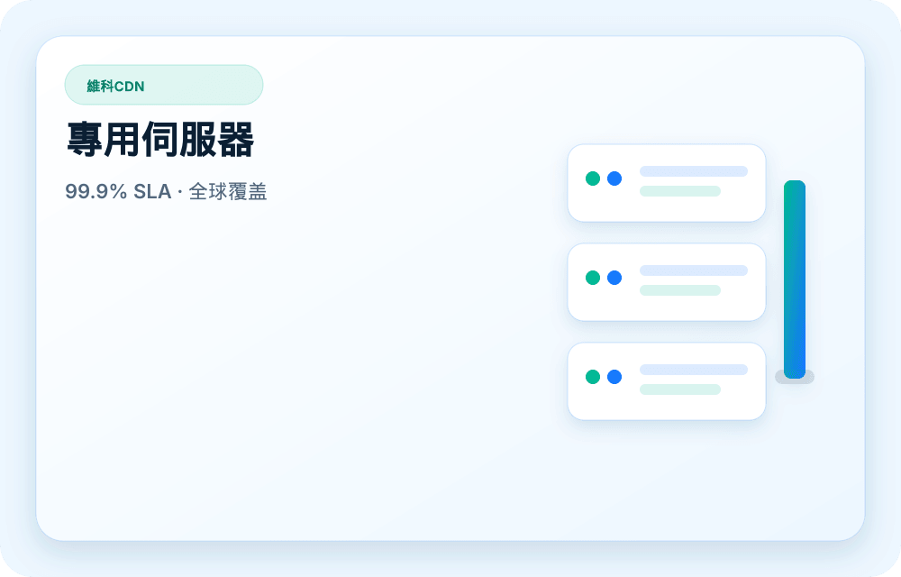 維科CDN 服務視覺圖